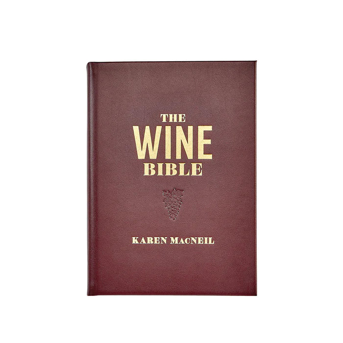 The Wine Bible Burgundy Traditional Leather