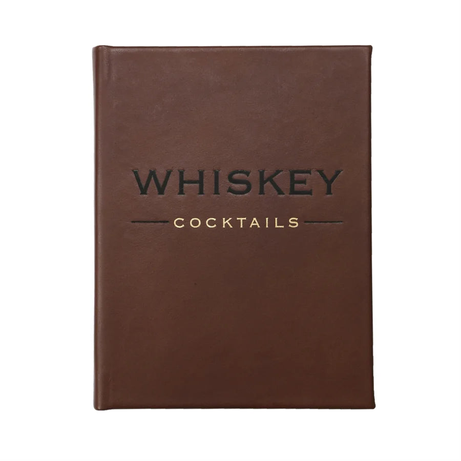 Graphic Image Whiskey Cocktails Cognac Genuine Leather