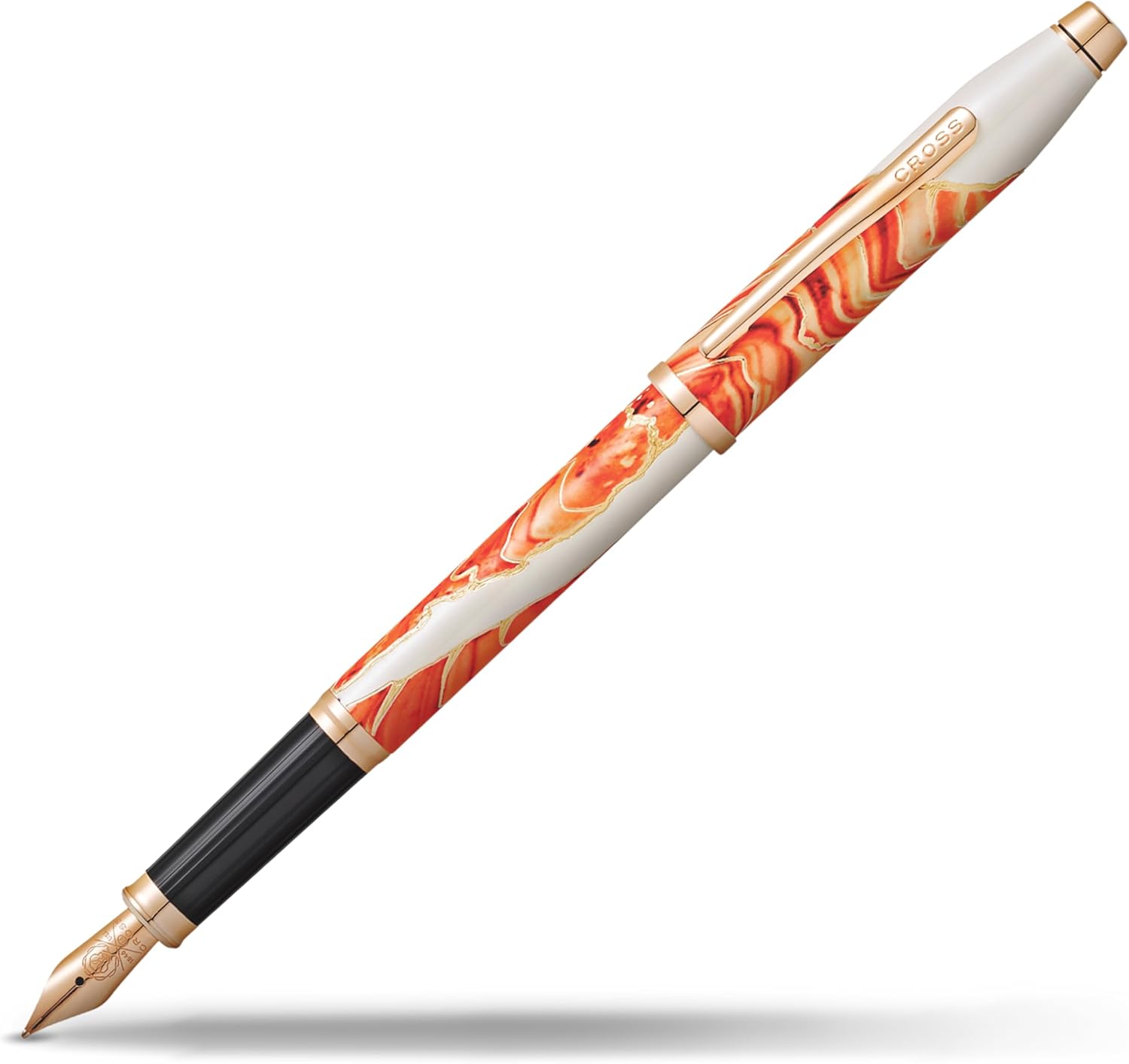 Cross Wanderlust Antelope Canyon Rollerball (lijndikte 0,7 mm, schrijfkleur: zwart, incl. geschenkdoos Cross Wanderlust Antelope Canyon Rollerball (lijndikte 0,7 mm, schrijfkleur: zwart, incl. geschenkdoos