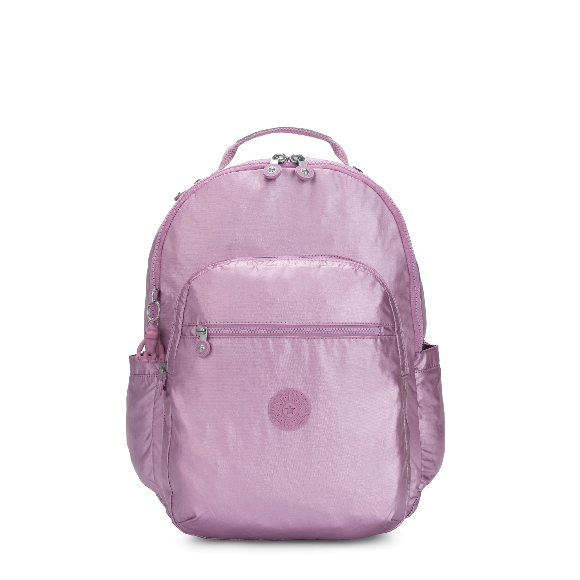 Kipling Seoul Extra Large Metallic Berry 17 Laptop Backpack