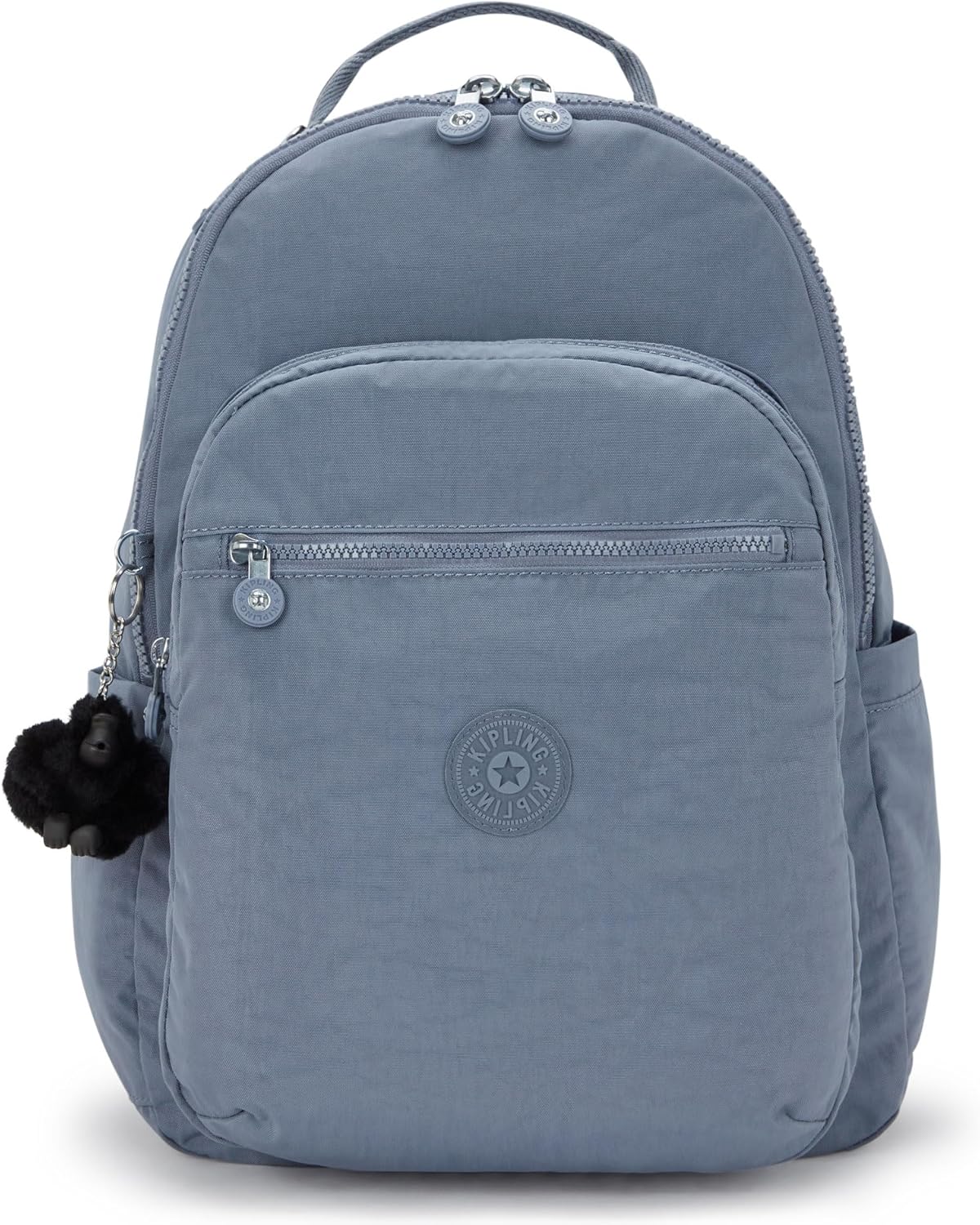 Kipling Seoul Large Nylon 15 Laptop Backpack Blue Stone Kipling Seoul Large Nylon 15 Laptop Backpack Blue Stone