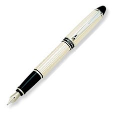 Aurora Pens Ipsilon Sterling Silver B14 Fountain Pen
