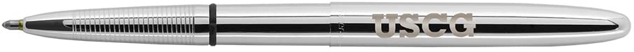 Fisher Space Pen 400USCG Chrome Bullet Space Pen With Laser Engraved Logo Letters USCG