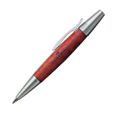 Faber-Castell e-motion 148330 Ballpoint, Brown Pearwood