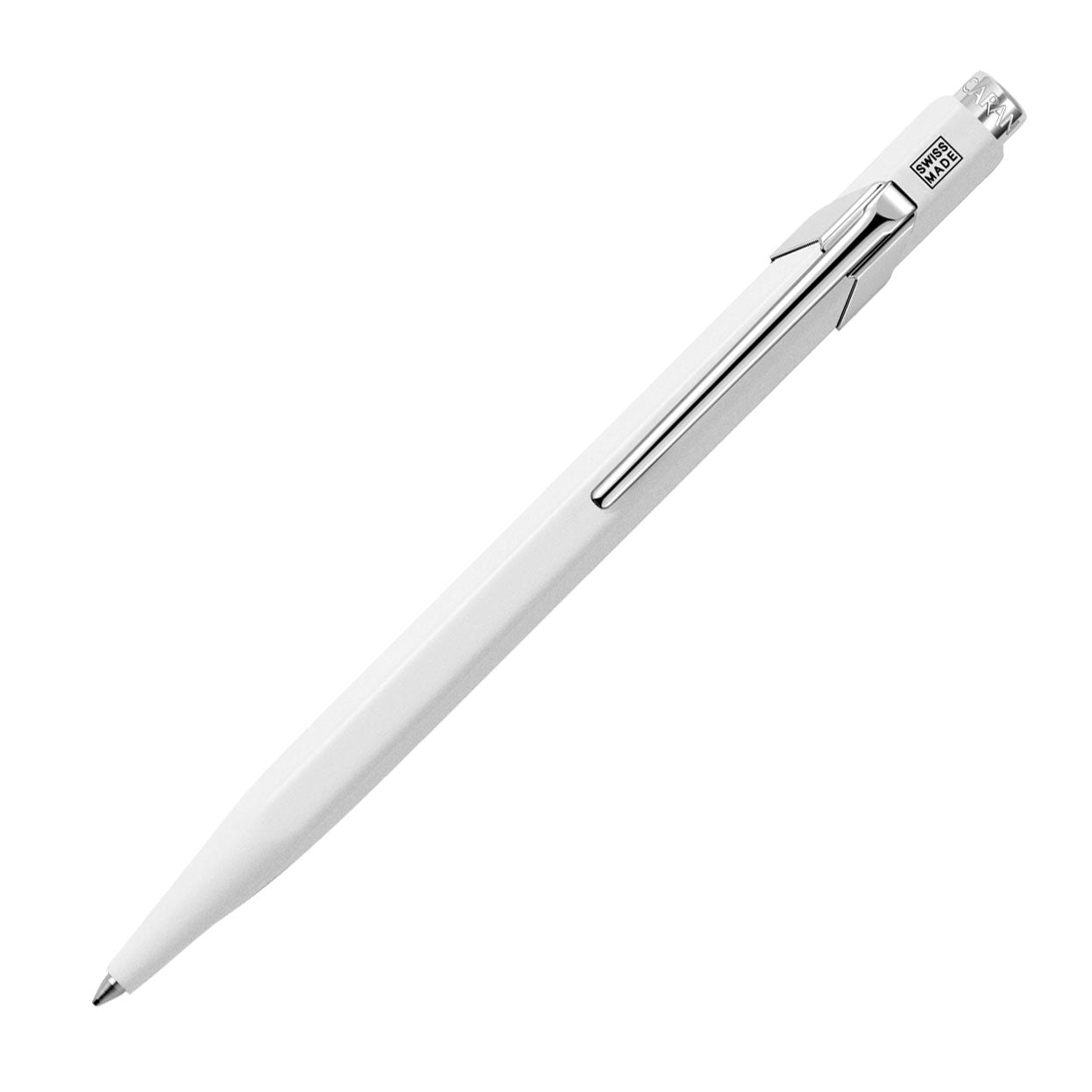 Caran d'Ache 849 Metal Collection Ballpoint Pen in White