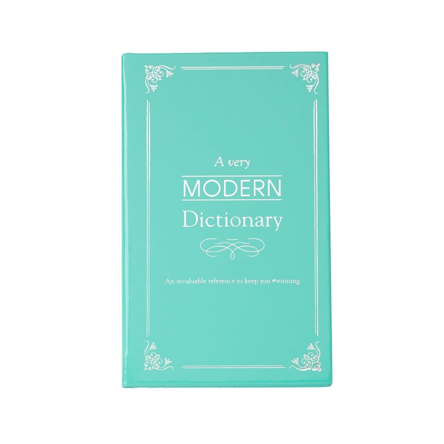 Graphic Image A Very Modern Dictionary Patent Teal