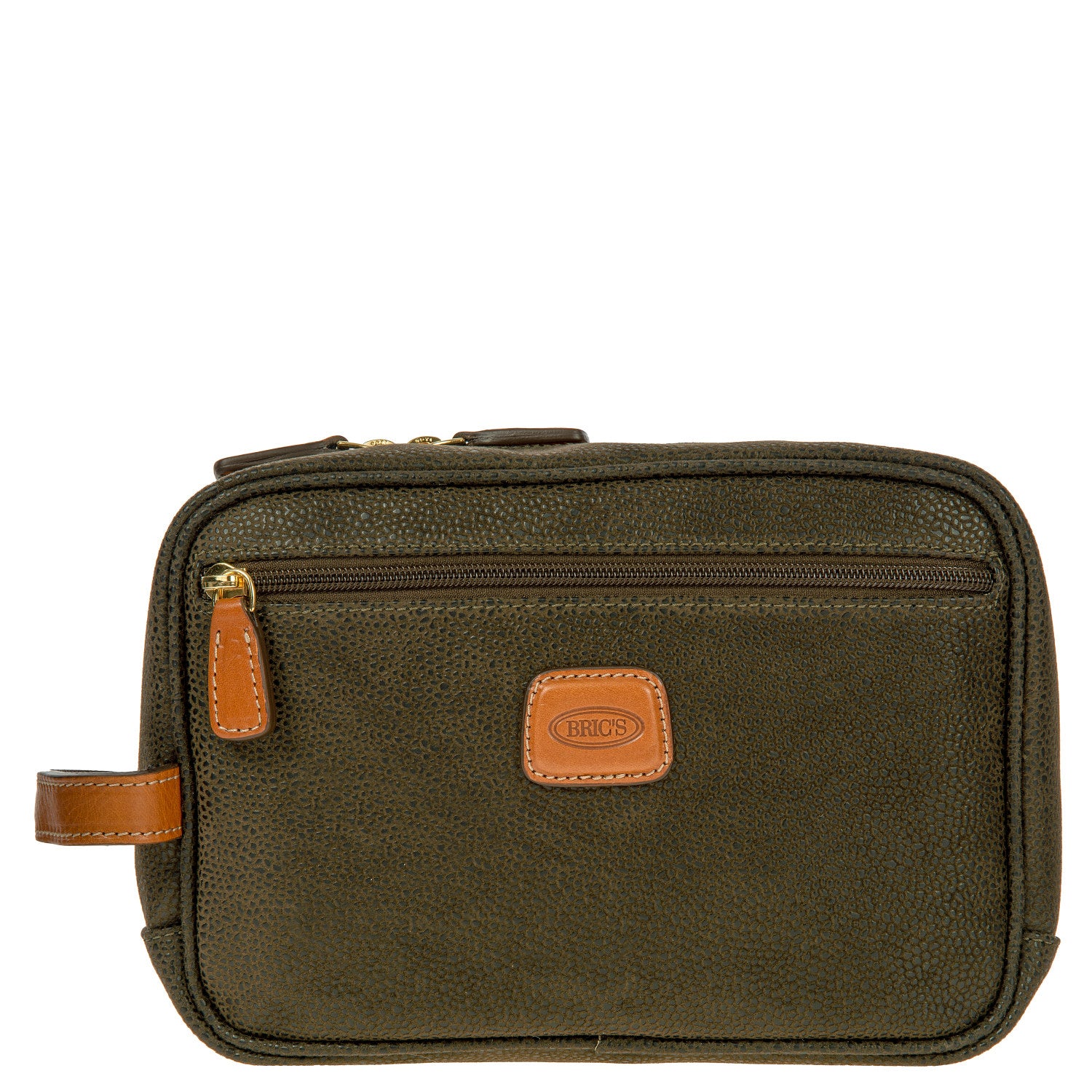 BRIC'S LIFE TRADITIONAL SHAVE CASE - OLIVE