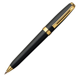 Sheaffer Pens - Prelude - 3463 Black W/ Gold Plate Trim Pencil