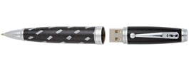 Monteverde Invincia 4 GB USB Black Tie Ballpoint Pen