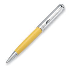 Aurora Pens Talentum Yellow w/ Chrome Cap D31CY Ballpen