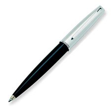Aurora Pens Style Black w/ Chrome Cap BP E35