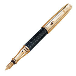Monteverde Pens - Invincia - Rose Gold and Carbon Fiber Fountain Pen MV40062
