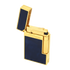 S.T. Dupont Ligne 2 Lighter Lacquered Atelier Dark Blue and Gold Trim - Altman Luggage 