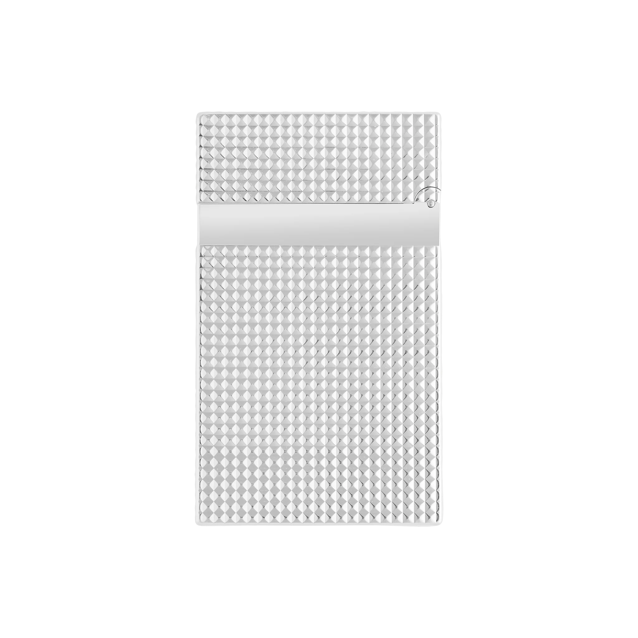 S.T. Dupont Ligne 2 Lighter Diamond Head Silver - Altman Luggage 