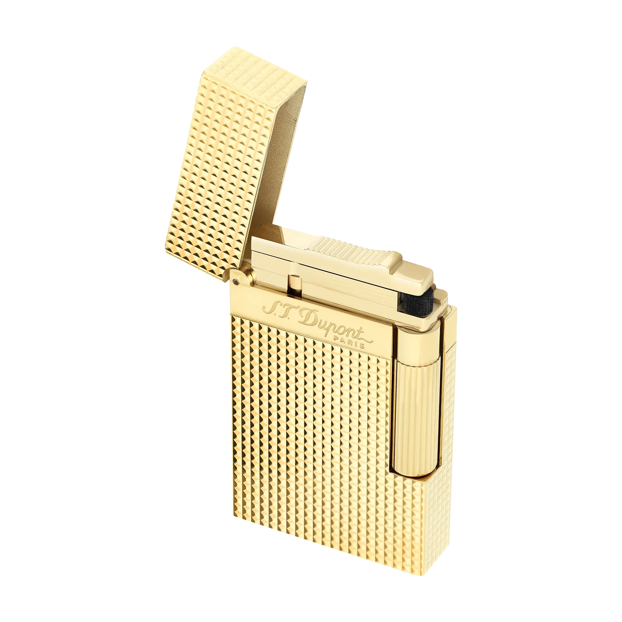 S.T. Dupont Ligne 2 Lighter Diamond Head Gold