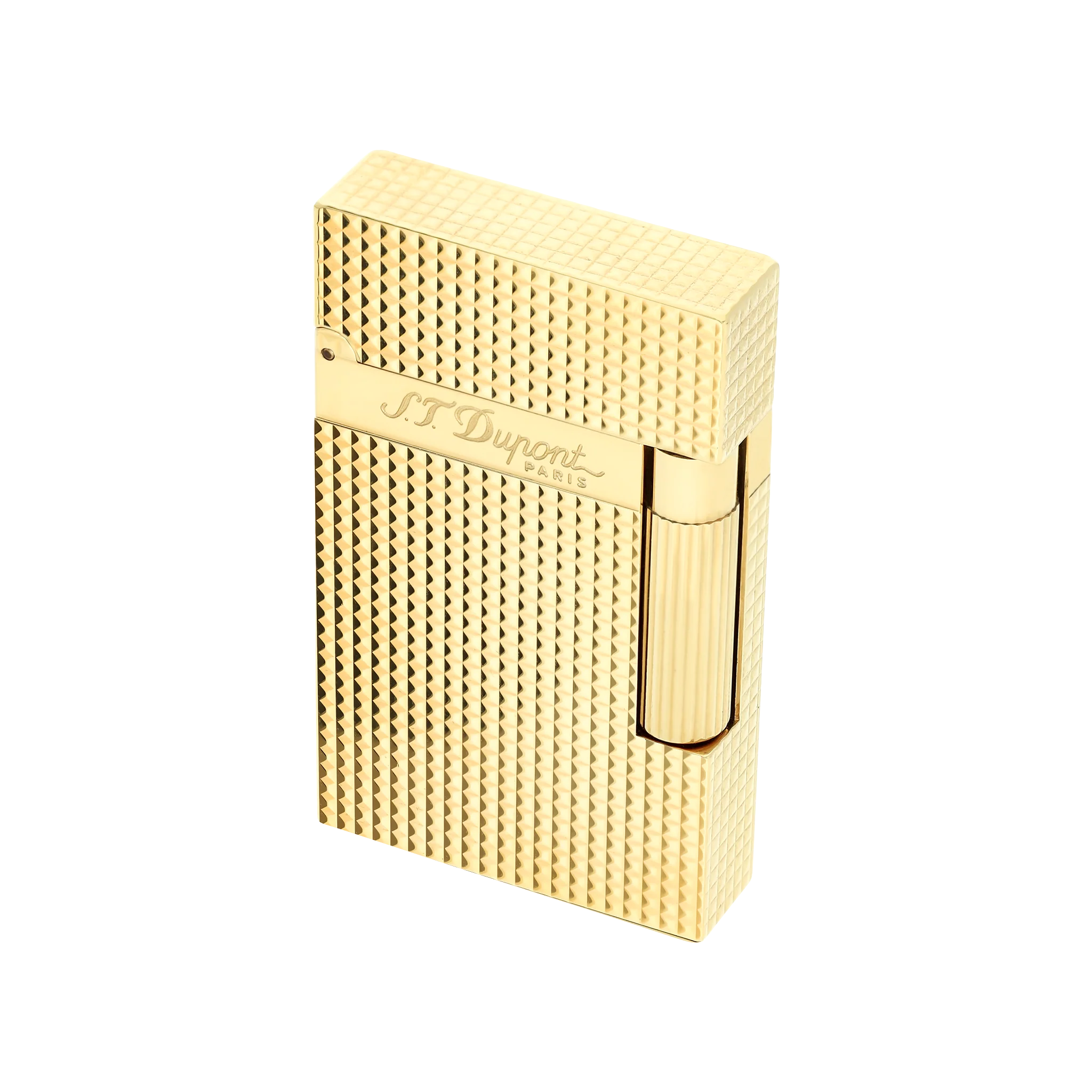 S.T. Dupont Ligne 2 Lighter Diamond Head Gold