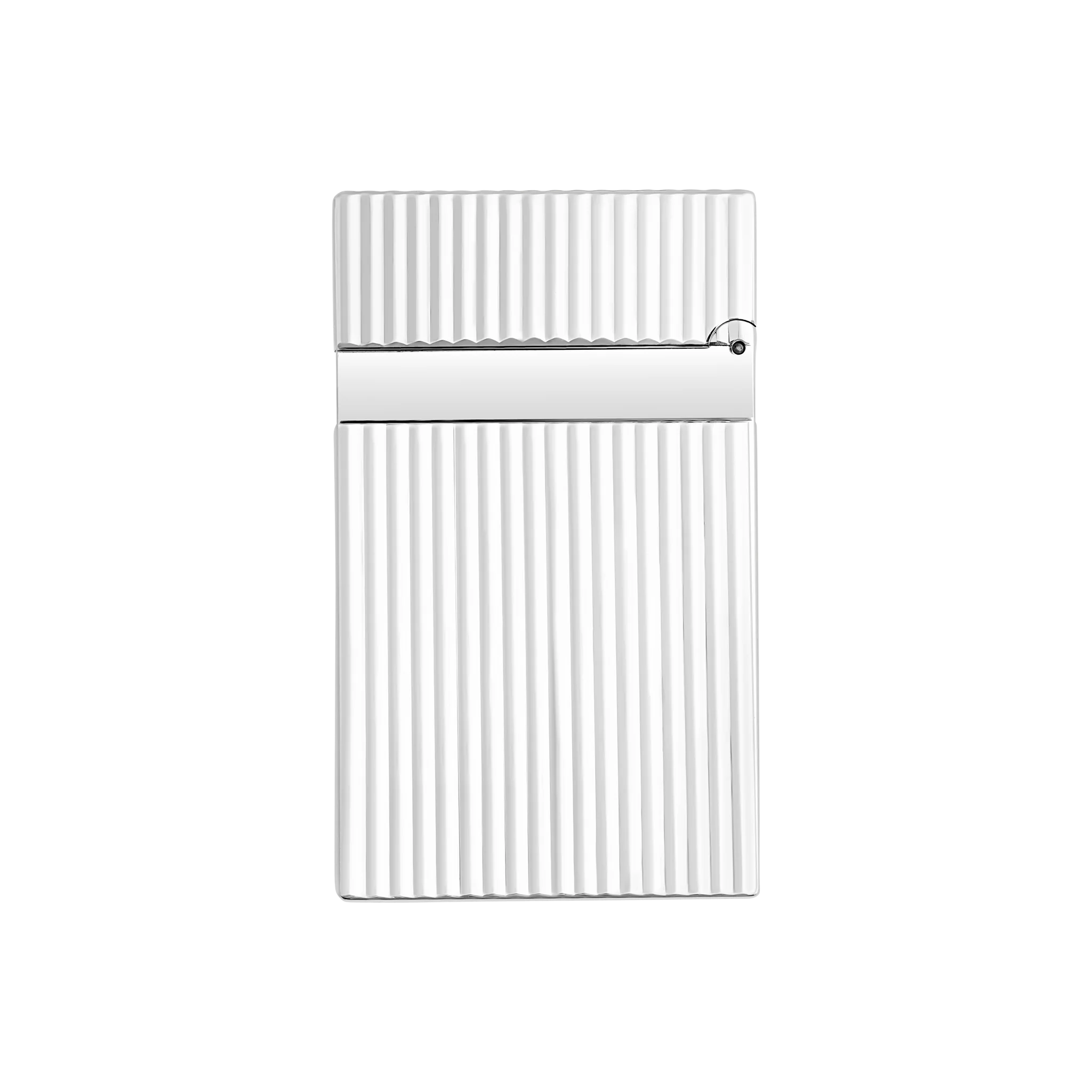 S.T. Dupont Ligne 2 Lighter Vertical Lines Silver