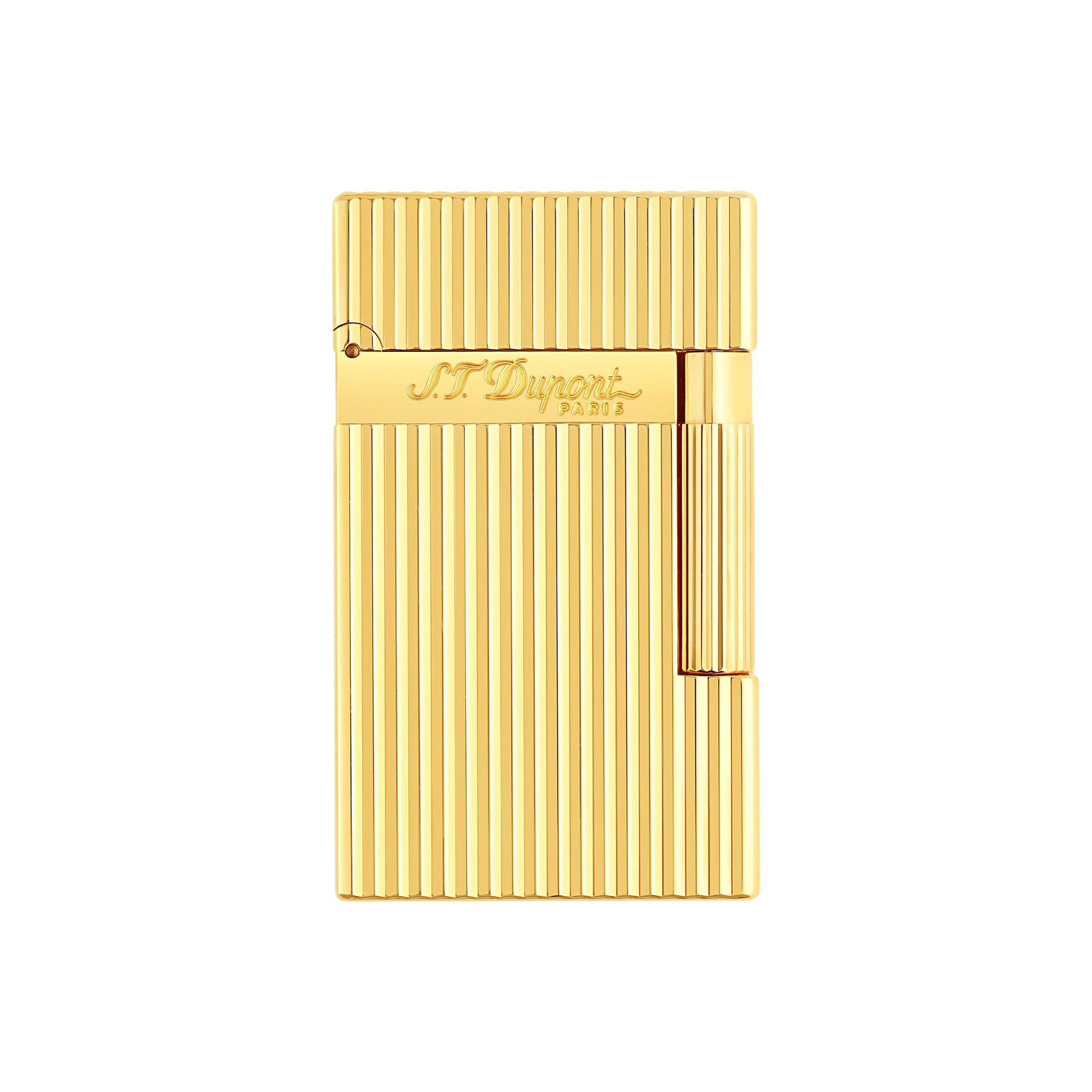 S.T. Dupont Ligne 2 Lighter Vertical Lines Gold