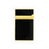 S.T. Dupont Ligne 2 Lighter Lacquered Black and Gold Trim