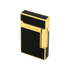 S.T. Dupont Ligne 2 Lighter Lacquered Black and Gold Trim