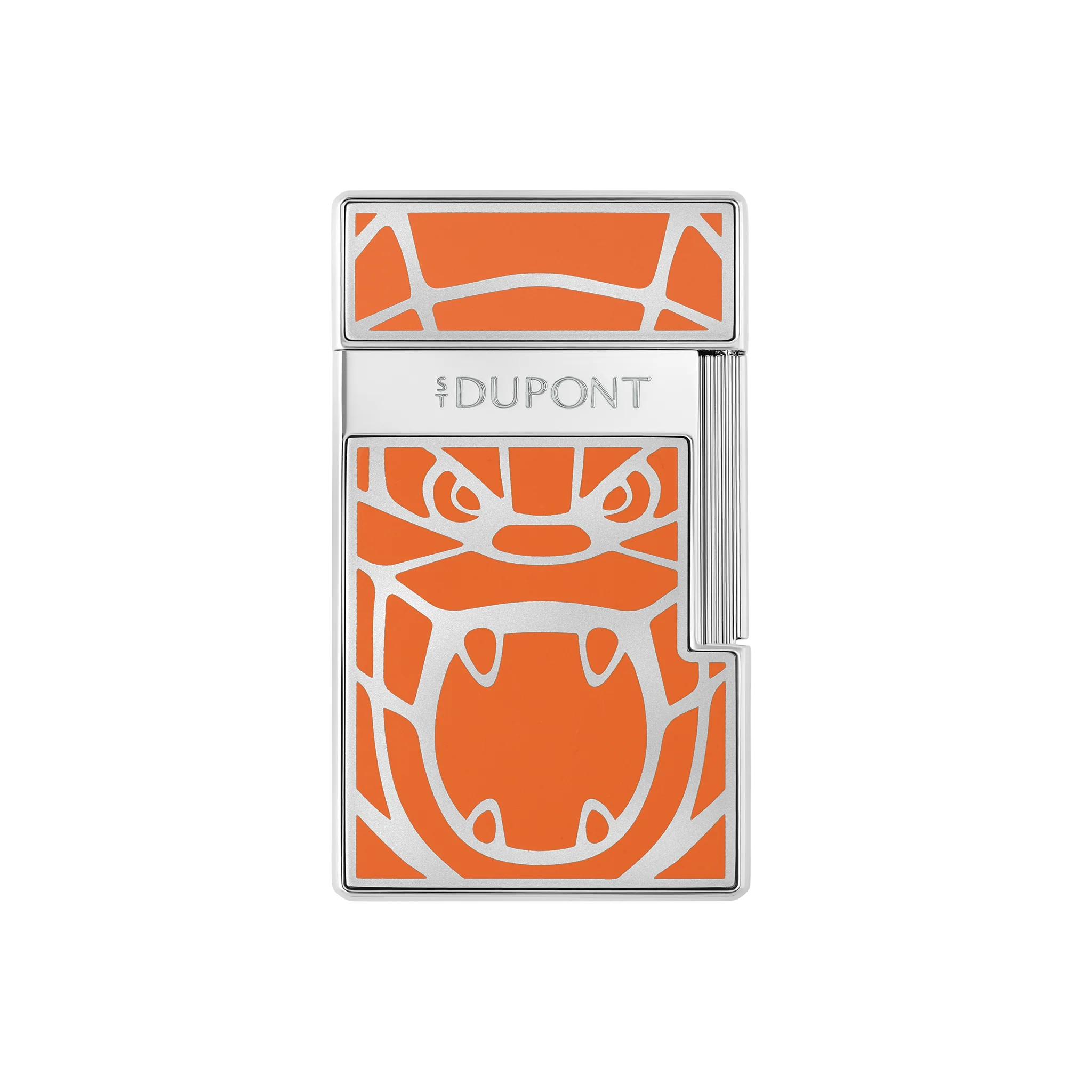 S.T. Dupont Biggy Orlinski Orange Lighter With Kong Motif