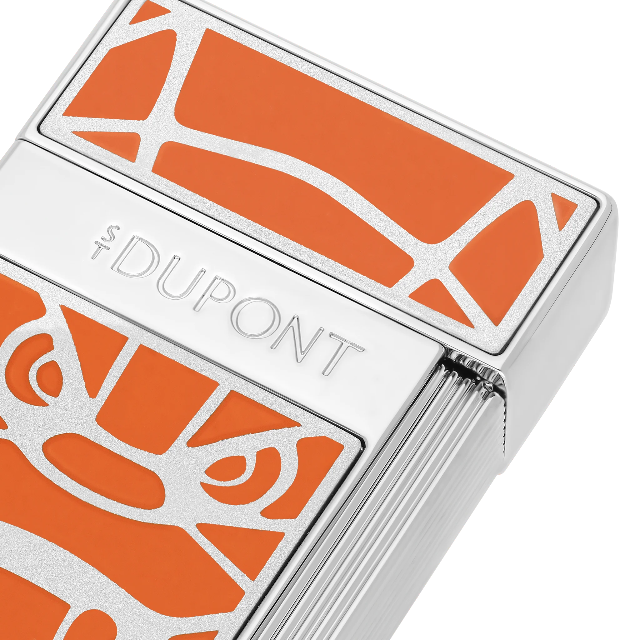 S.T. Dupont Biggy Orlinski Orange Lighter With Kong Motif
