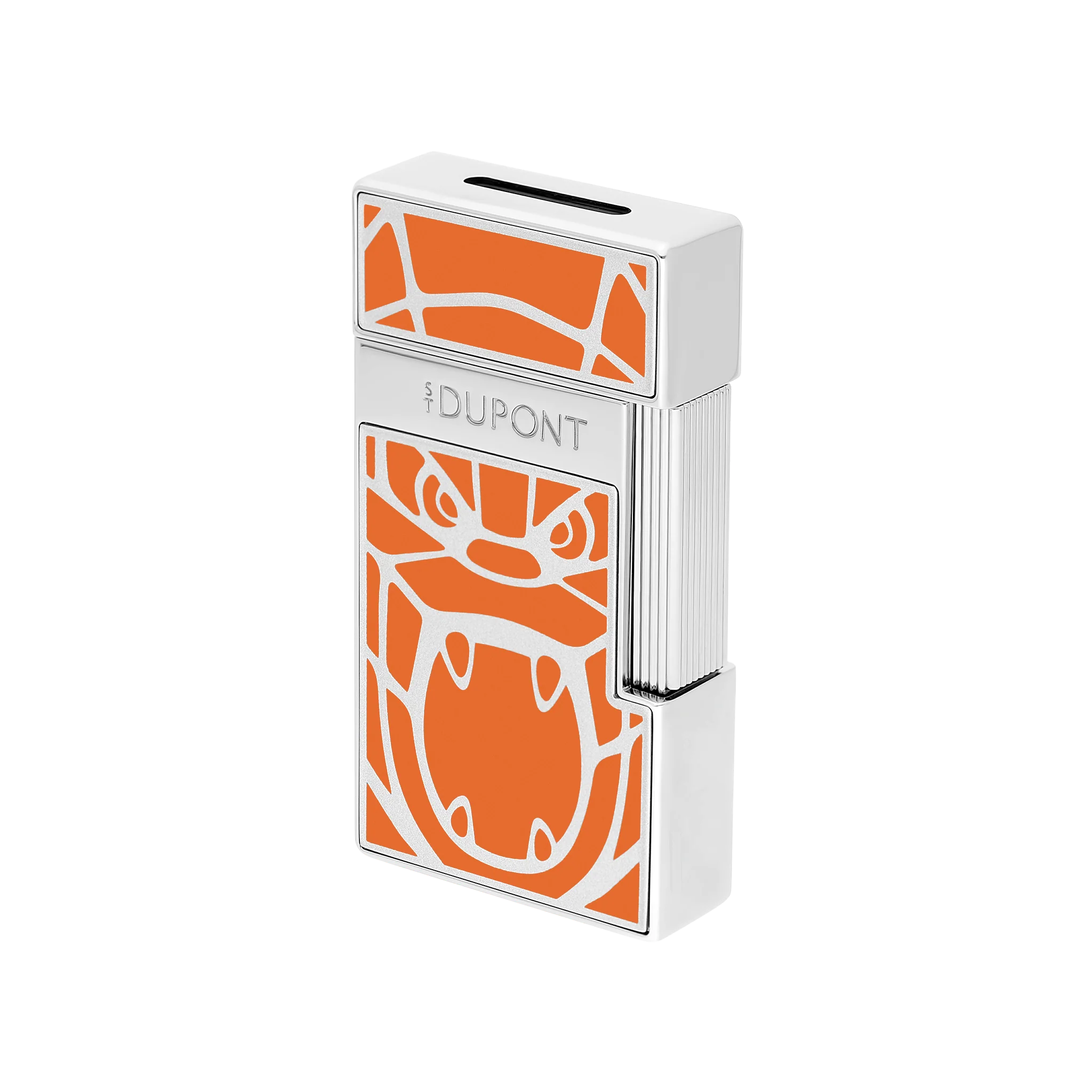 S.T. Dupont Biggy Orlinski Orange Lighter With Kong Motif