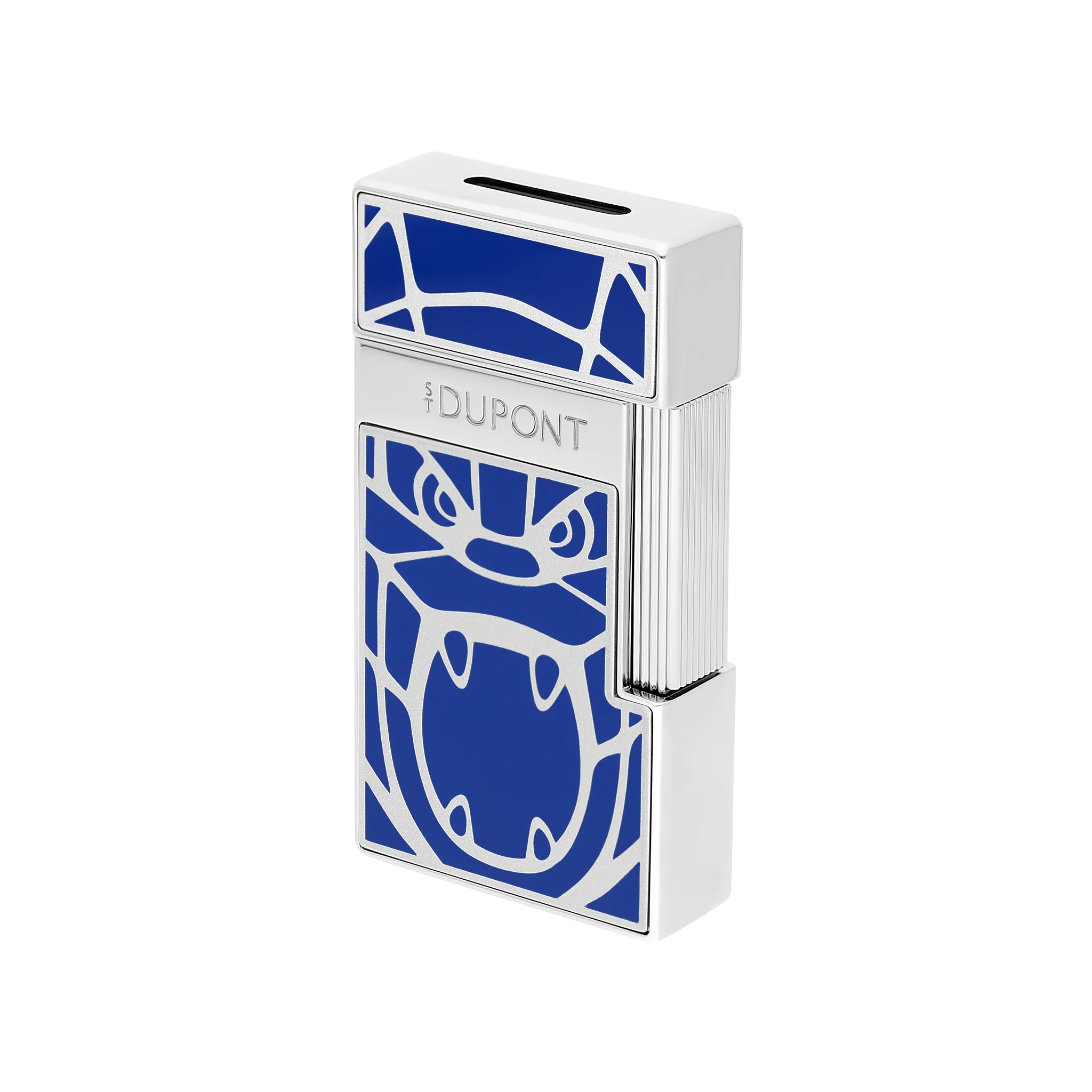 S.T. Dupont Biggy Orlinski Blue Lighter With Kong Motif