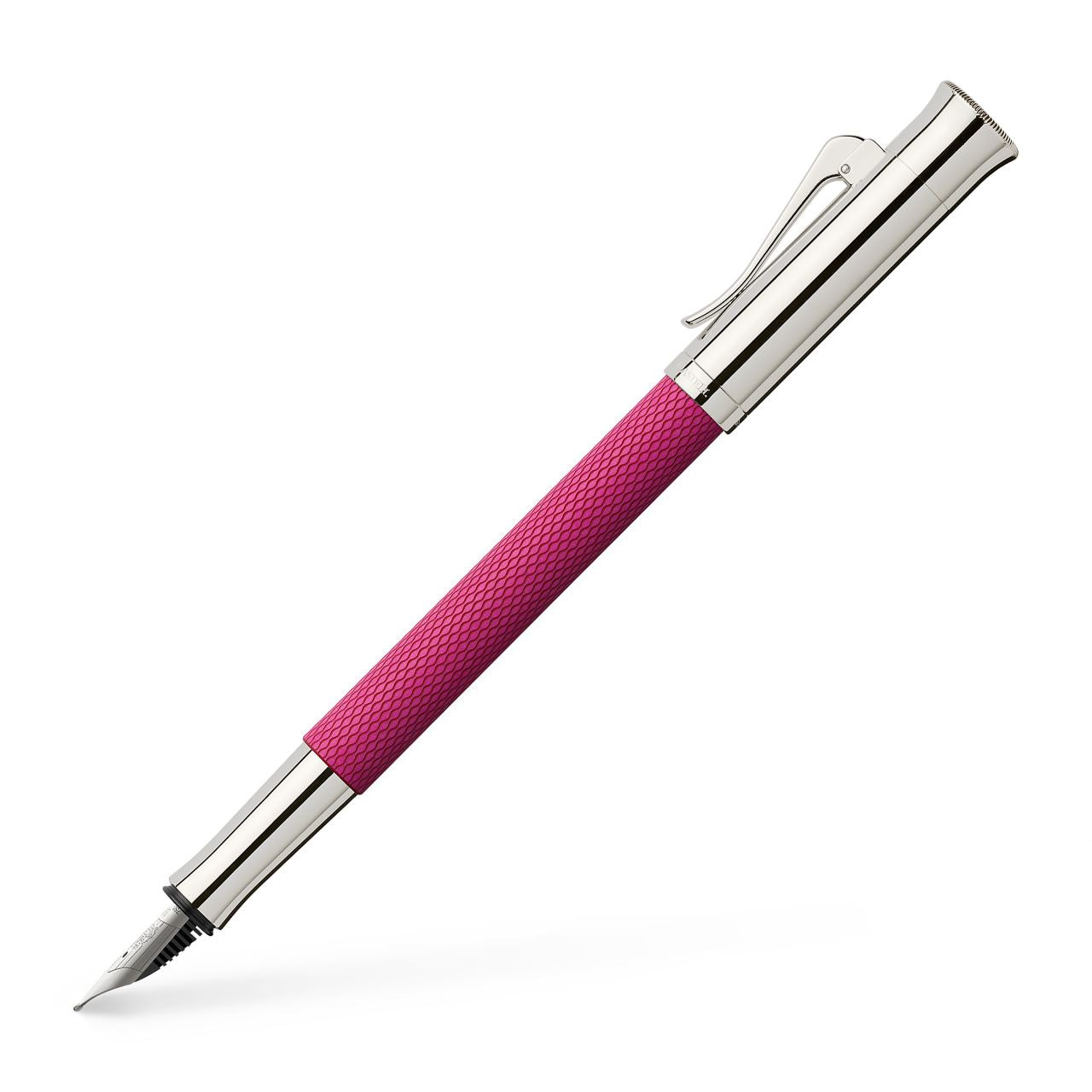 Graf Von Faber-Castell Guilloche Fountain Pen Electric Pink