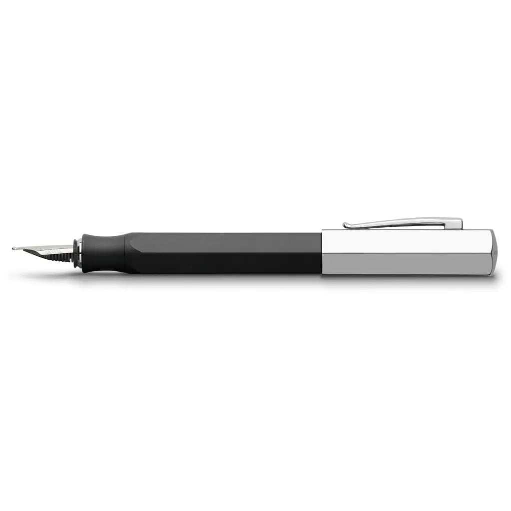 Faber-Castell Ondoro Fountain Pen Graphite Black - Extra Fine