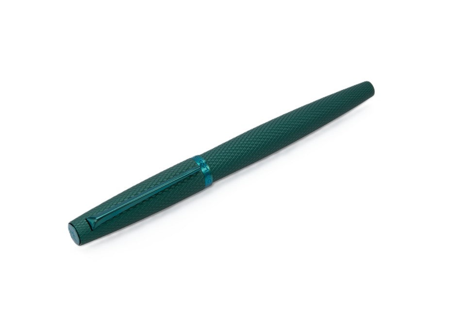 Diplomat Viper Green Guilloche Green Fountain Pen Fine/Medium