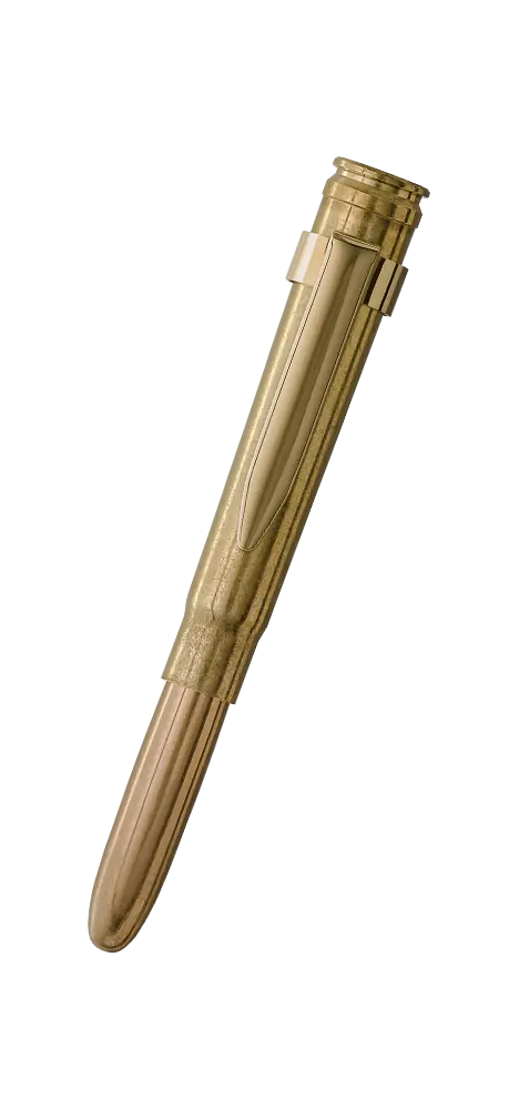 Fisher .375 Cartridge Space Pen With Gold Clip