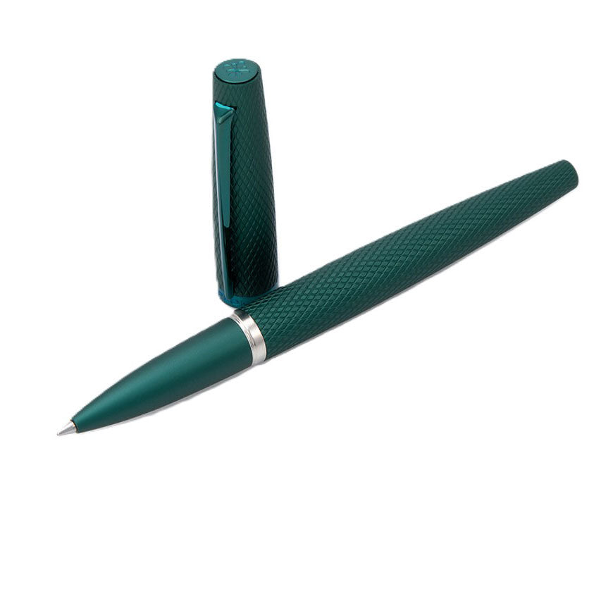 Diplomat Viper Green Guilloche Green Rollerball Pen