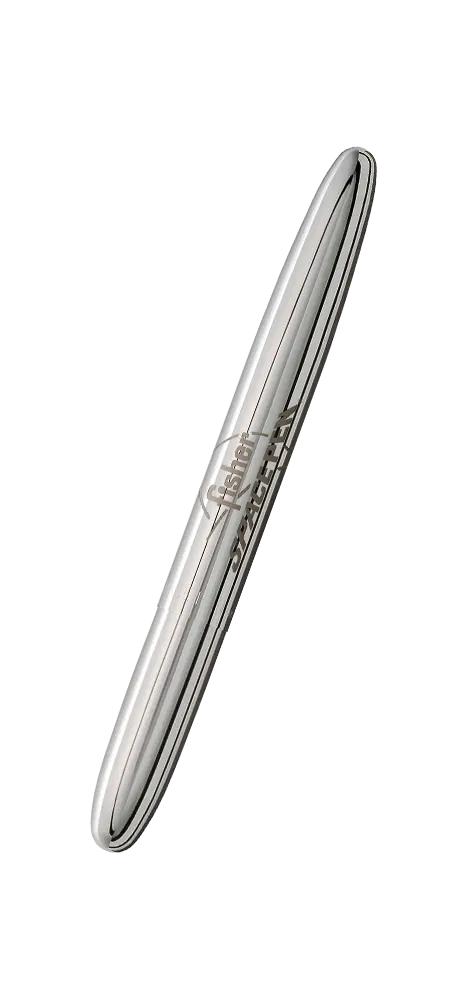 Fisher Space Pens Chrome Bullet Space Pen With Fisher Space Pen Logo