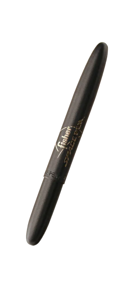 Fisher Space Pens Matte Black Bullet Space Pen With Fisher Space Pen Logo