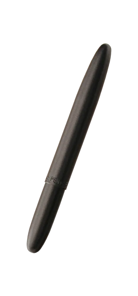 Fisher Space Pens Matte Black Bullet Space Pen With Gold Finger Grip
