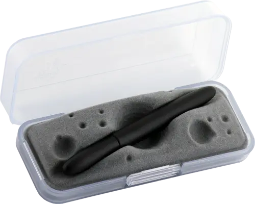 Fisher Space Pens Matte Black Bullet Space Pen With Gold Finger Grip