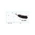 Fisher Space Pen Dark Matter Black Titanium Nitride Astronaut Space Pen, Blue Origin Special Edition