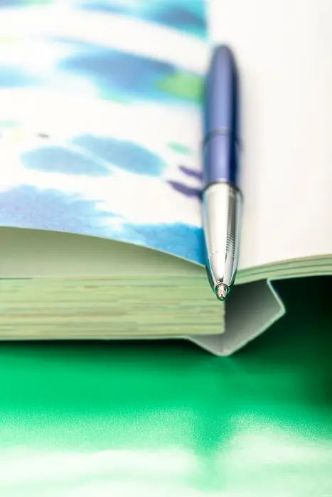 Fisher Space Pens 400BBCL Blue Moon Bullet Space Pen, Chrome Clip