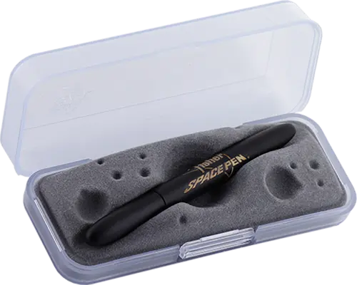 Fisher Space Pens Matte Black Bullet Space Pen With Fisher Space Pen Logo