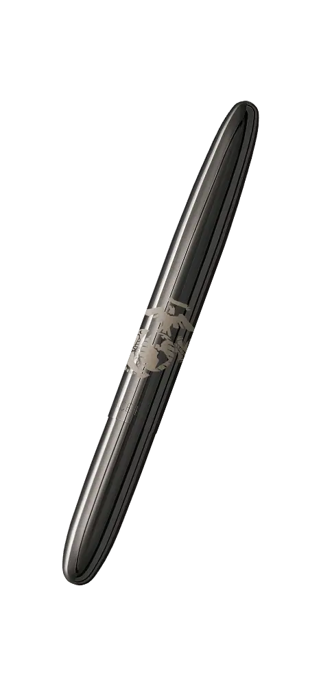 Fisher Space Pens - 400BTN Black Titanium Nitride Bullet Space Pen Marine Corps Emblem