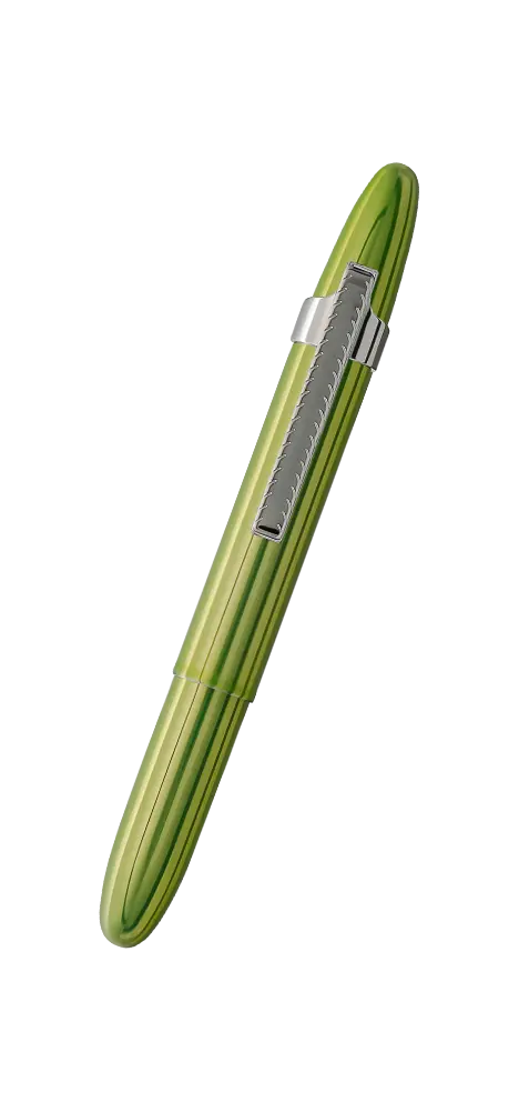 Fisher Space Pens 400LGCL Aurora Borealis Green Bullet Space Pen, Chrome Clip
