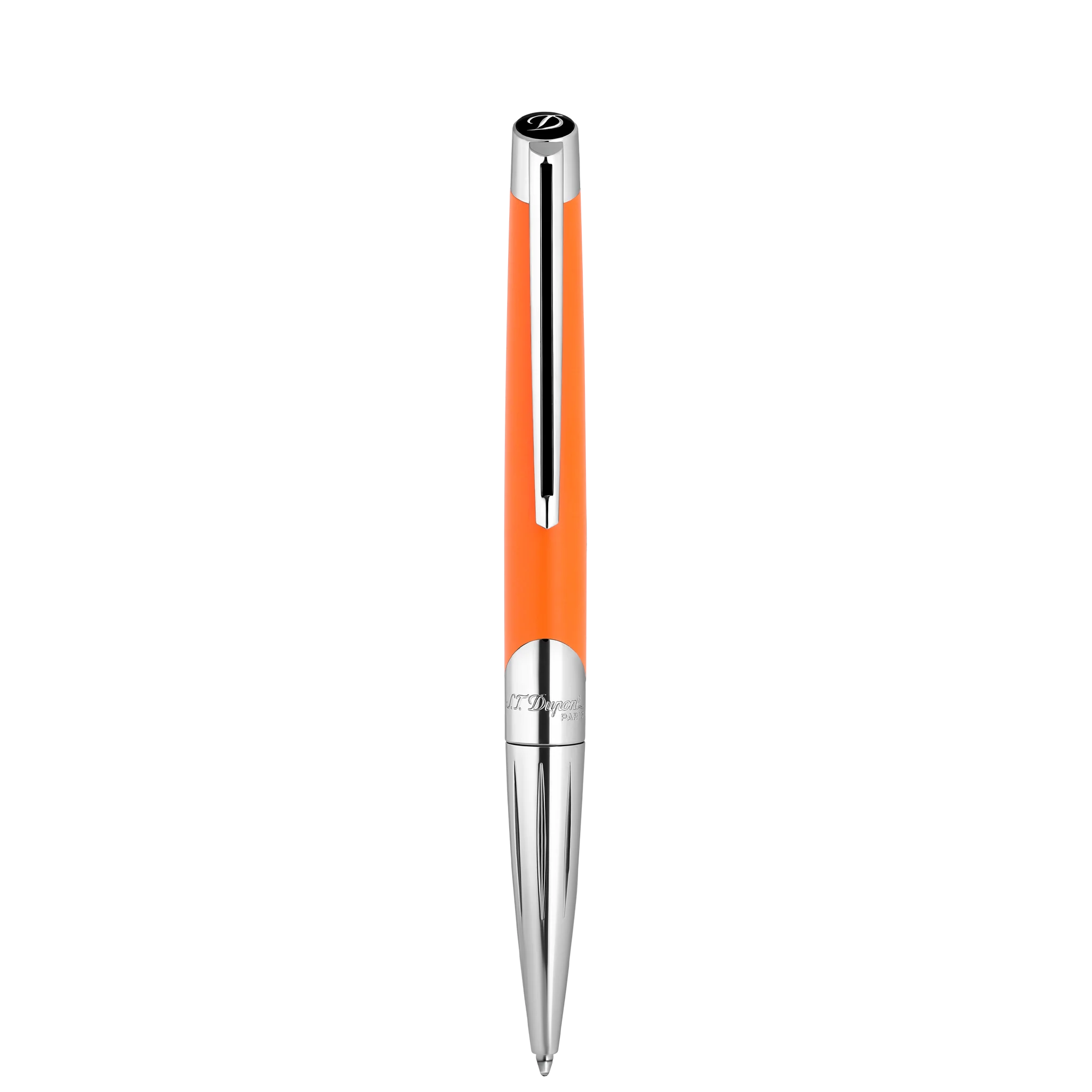 S. T. Dupont Defi Millenium Matte Orange Ballpoint Pen - Altman Luggage 