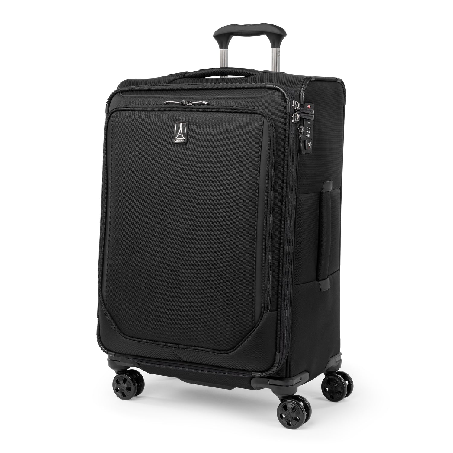 Crew Classic Large Check-in Expandable Spinner Black