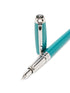 S. T. Dupont Line D Special Project LAR Turquoise Fountain Pen - Altman Luggage 