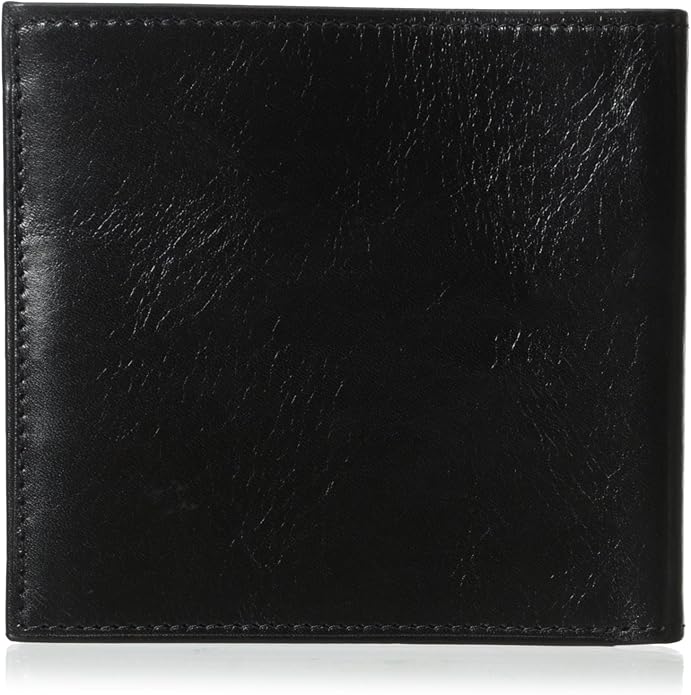 Bosca ID Hipster Credit Card Wallet Black Old Leather