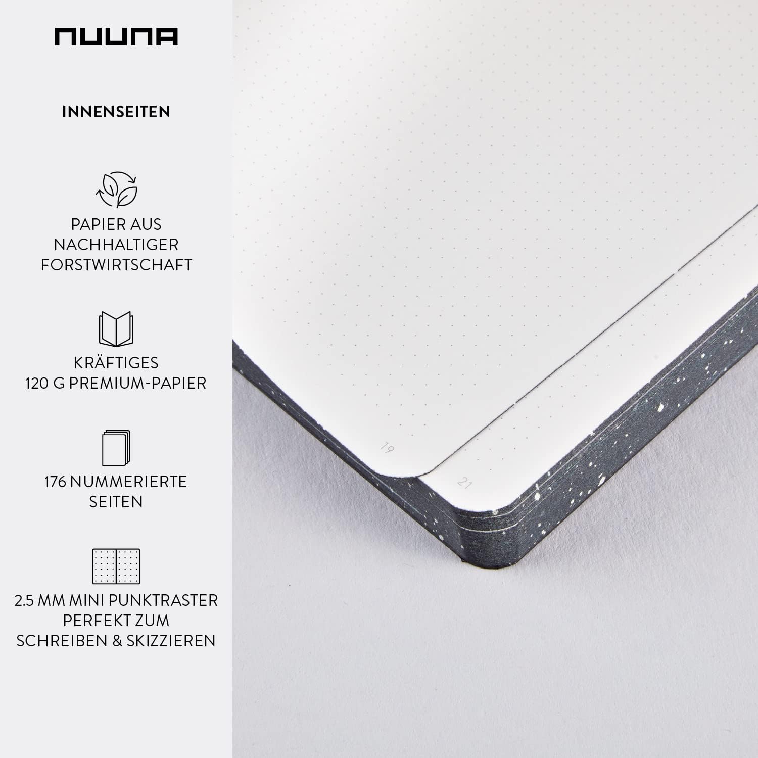 Nuuna Notebook Graphic S MILKY WAY