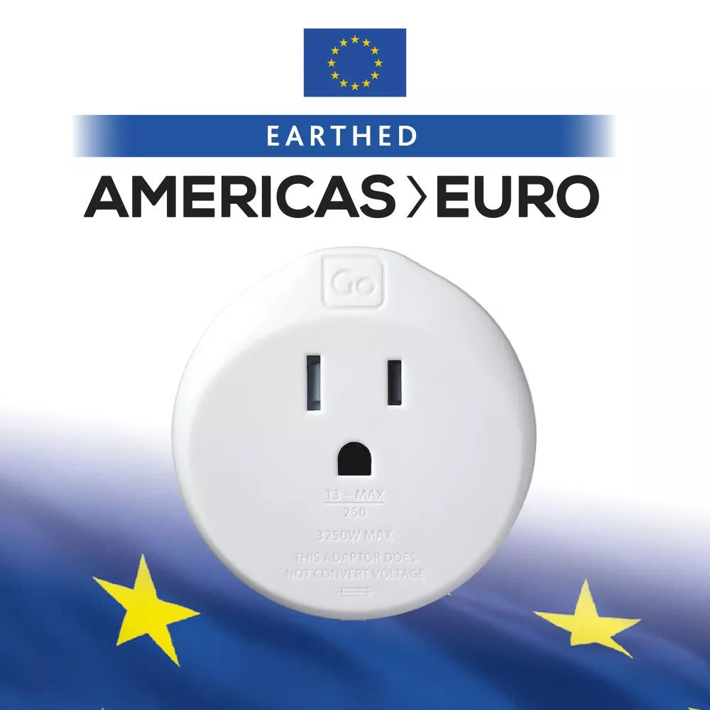 Go Travel USA-EU Electrical Adaptor