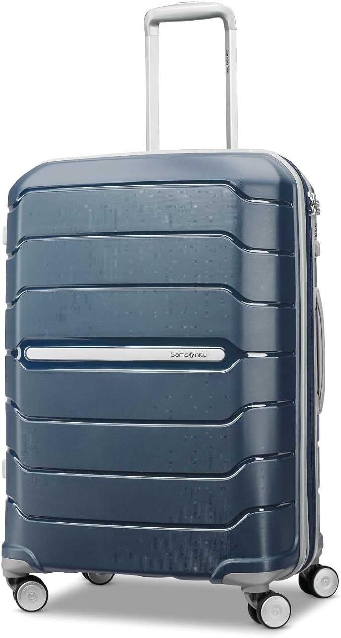 Samsonite Freeform 3 Piece Set 21|24|28 Inch Expandable Spinners (Navy)