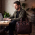 Jack Georges Voyager Professional Slim Zippered Briefcase #7321